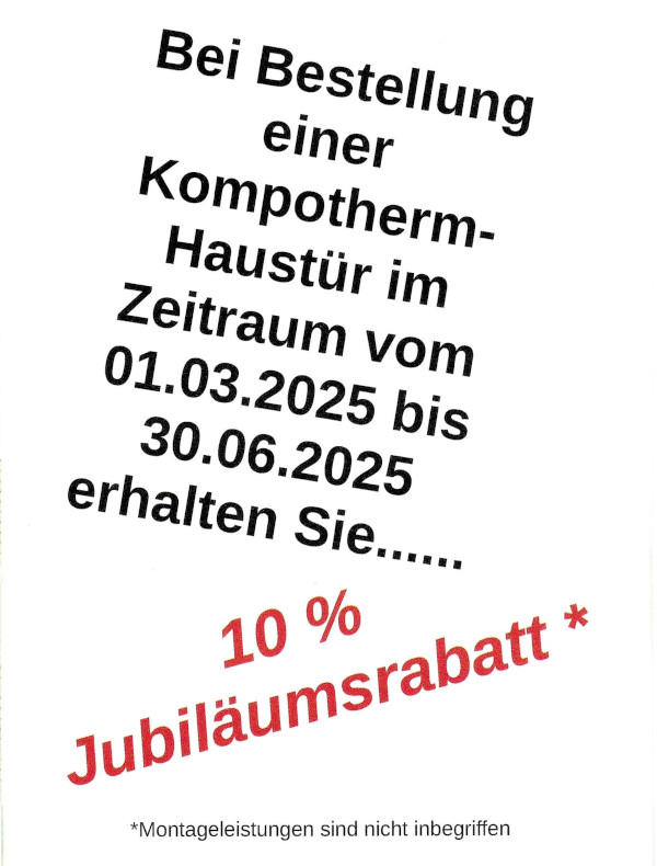 Jubiläumsaktion